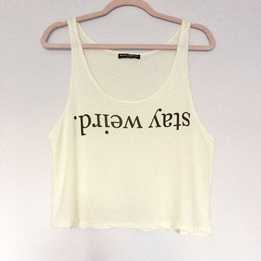 Brandy Melville | Mirella Stay Weird Tank